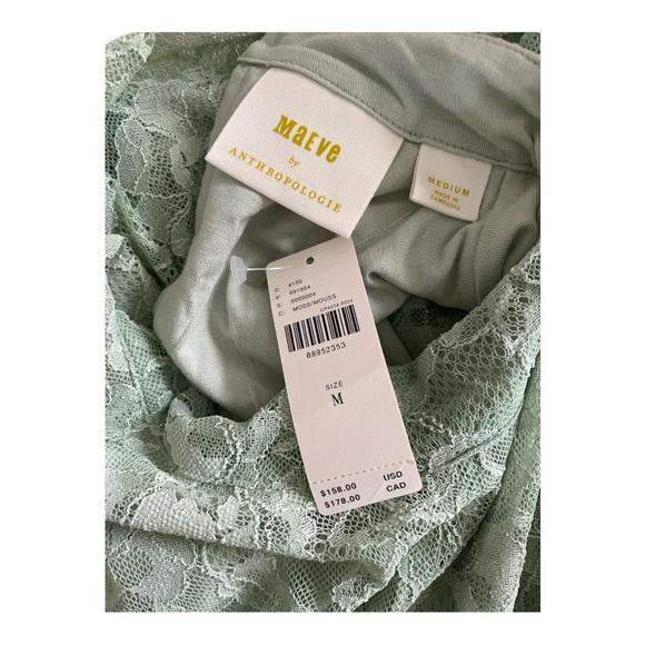 NWT Maeve Sleeveless Mock Neck Lace Mini Dress - Picture 6 of 7